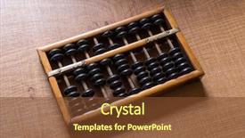  Presentation with prosperity - Audience pleasing slide set consisting of history economic - chinese abacus mean symbols backdrop and a tawny brown colored foreground