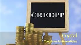  Presentation with piles - Audience pleasing PPT theme consisting of history economic - many piles of coins backdrop and a tawny brown colored foreground