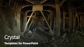  Presentation with decay - Slide deck with history economic - urban decay kiev ukraine background and a wine colored foreground