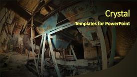  Presentation with decay - PPT layouts having history economic - urban decay kiev ukraine background and a wine colored foreground