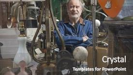  Presentation with antique parchment legal trust - Slides with history furniture - antique store owner background and a  colored foreground