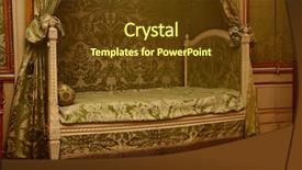  Presentation with backingam palace - Presentation with history furniture - bedroom in palace background and a tawny brown colored foreground