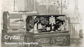 Presentation with chinese chinese - Slide deck featuring history furniture - lacquer casket chinese style created background and a  colored foreground