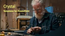  Presentation with wood carving - Amazing slides having history furniture - senior wood carving professional backdrop and a tawny brown colored foreground