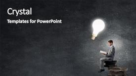  Presentation with mind - Theme having history future - read to broaden your mind background and a dark gray colored foreground