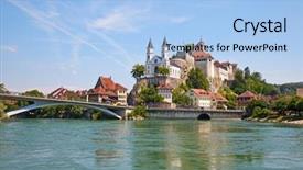  Presentation with switzerland - Beautiful theme featuring history habsburgs - aarburg castle near zurich switzerland backdrop and a light blue colored foreground