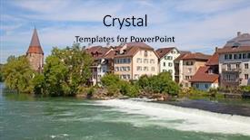  Presentation with old guns - Beautiful PPT layouts featuring history habsburgs - bremgarten old town near zurich backdrop and a light blue colored foreground