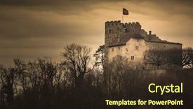  Presentation with switzerland - Amazing PPT theme having history habsburgs - habsburg castle located backdrop and a tawny brown colored foreground