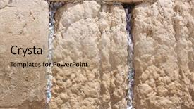  Presentation with western - Presentation theme consisting of history holocaust - wailing wall western wall jerusalem background and a coral colored foreground