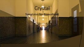  Presentation with history indonesian - Colorful theme enhanced with history indonesian - hallway backdrop and a gold colored foreground