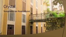  Presentation with old city of jerusalem - Slides enhanced with history macau - macao old city background and a  colored foreground