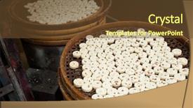  Presentation with macau - Amazing presentation having history macau - traditional almond cookies backdrop and a tawny brown colored foreground