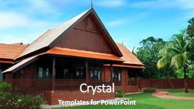  Presentation with resort - Beautiful presentation featuring history malaysia - beautiful resort at langkawi backdrop and a tawny brown colored foreground