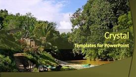  Presentation with sarawak - Slide deck having history malaysia - longhouse in sarawak background and a tawny brown colored foreground