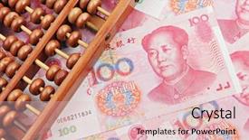  Presentation with china - Amazing PPT layouts having history math - abacus and china money banknote backdrop and a lemonade colored foreground