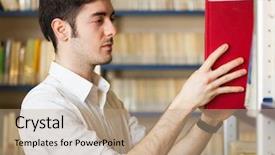  Presentation with math book - Cool new slides with history math - portrait of a student taking backdrop and a coral colored foreground