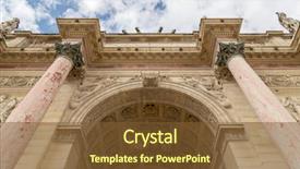  Presentation with arc de triomphe - Audience pleasing PPT layouts consisting of history napoleon - arc de triomphe du carrousel backdrop and a tawny brown colored foreground