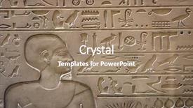  Presentation with history egypt - Presentation theme enhanced with history of egypt background and a coral colored foreground