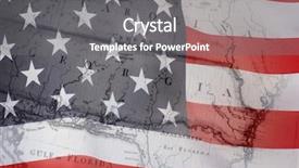  Presentation with history - Cool new PPT theme with history of usa backdrop and a gray colored foreground