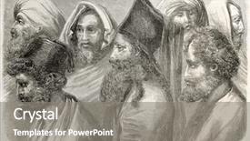  Presentation with old people - Slides featuring history oflebanon - maronites people old illustration background and a  colored foreground