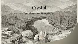  Presentation with eau - Beautiful presentation theme featuring history oflebanon - old illustration of natural bridge backdrop and a light gray colored foreground
