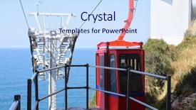  Presentation with old paper rope border - PPT theme enhanced with history oflebanon - rosh hanikra suspended rope background and a sky blue colored foreground