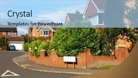  Presentation with english history - Cool new presentation with history old lincoln - town houses on an english backdrop and a light blue colored foreground