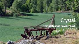  Presentation with cassava farming - Beautiful slides featuring history peasant - ancient farming items south norway backdrop and a  colored foreground