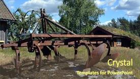  Presentation with farming - Colorful PPT layouts enhanced with history peasant - ancient farming items south norway backdrop and a  colored foreground