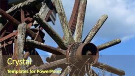  Presentation with canals farming - Slides having history peasant - ancient farming items south norway background and a  colored foreground