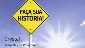  Presentation with story - Audience pleasing PPT theme consisting of gift box and spring flowers outdoors mother s day concept backdrop and a gold colored foreground