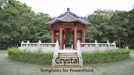  Presentation with history rizal - Presentation theme having history rizal - china pavilion building park background and a violet colored foreground