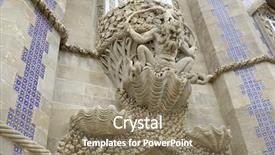  Presentation with stone - Colorful presentation theme enhanced with history romanticismo - stone carved under a window backdrop and a  colored foreground