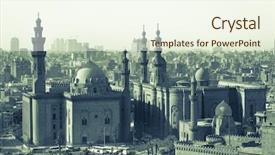  Presentation with cairo - PPT theme having history sepia - cairo skyline as seen background and a cream colored foreground