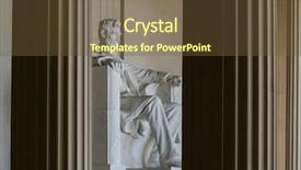  Presentation with lincoln - Cool new theme with history slavery - lincoln memorial - washington dc backdrop and a tawny brown colored foreground