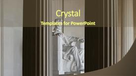  Presentation with united states - PPT theme enhanced with history slavery - lincoln memorial - washington dc background and a tawny brown colored foreground