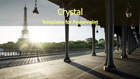  Presentation with france history - Audience pleasing slides consisting of history train - eiffel tower from bir-hakeim metal backdrop and a wine colored foreground