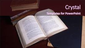  Presentation with victorian age - Slides enhanced with history victorian age - antique old books background and a wine colored foreground