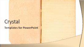  Presentation with feather and old book - Audience pleasing slides consisting of history victorian age - old book on white background backdrop and a  colored foreground