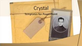  Presentation with victorian age - Slide set consisting of history victorian age - old envelope and photo isolated background and a  colored foreground