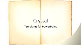  Presentation with old book cover by shakespeare - Slide deck consisting of history victorian age - open old book on white background and a white colored foreground