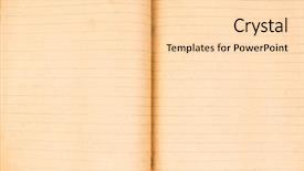  Presentation with old book - Audience pleasing presentation theme consisting of history victorian age - open old book backdrop and a  colored foreground