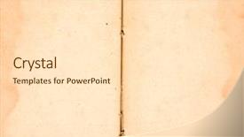  Presentation with english literature old book - Beautiful presentation theme featuring history victorian age - open old book backdrop and a  colored foreground