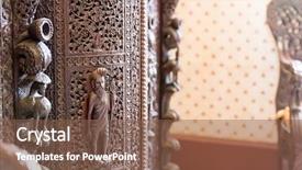  Presentation with victorian age - Amazing PPT theme having history victorian age - table with wood engraving backdrop and a violet colored foreground