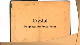  Presentation with vintage book - Beautiful presentation theme featuring history victorian age - vintage book on white background backdrop and a  colored foreground