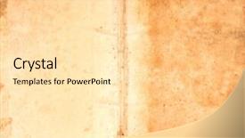  Presentation with vintage paper - Colorful theme enhanced with history victorian age - vintage paper background backdrop and a blonde colored foreground