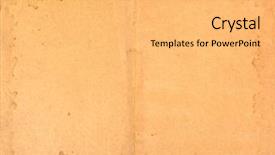  Presentation with victorian age - PPT theme having history victorian age - vintage paper background background and a yellow colored foreground