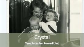  Presentation with young children - Cool new presentation with history woman - vintage unretouched photo of young backdrop and a gray colored foreground