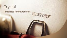  Presentation with history - Slides featuring history-word-written background and a cream colored foreground