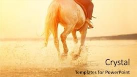  Presentation with water splash - Slides enhanced with hit the water raise splash background and a yellow colored foreground